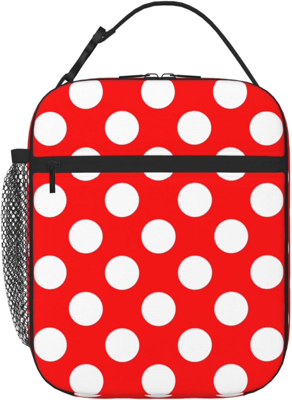 70s Retro Mushroom Floral Insulated Lunch Bag Reusable Cooler Lunch Box Portable Leakproof Thermal Container Tote Bags for Girls Boys School Travel