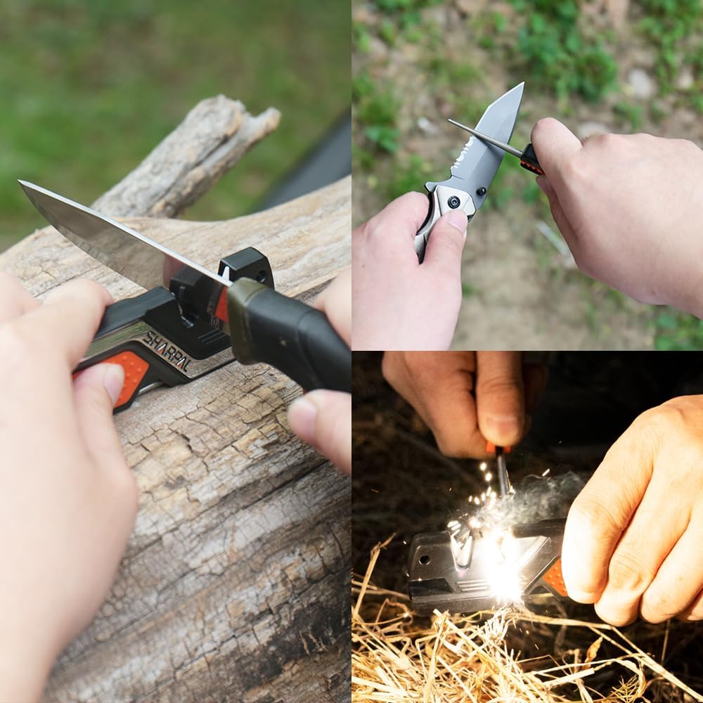 SHARPAL 101N 6-in-1 Pocket Knife Sharpener & Survival Tool