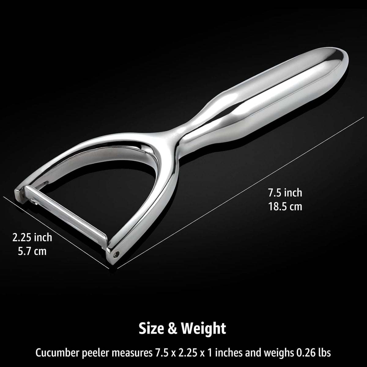 Y-Shaped Stainless Steel Vegetable Peeler for Potato Carrot Cucumber
