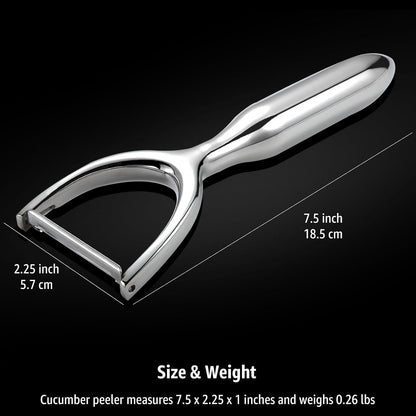 Y-Shaped Stainless Steel Vegetable Peeler for Potato Carrot Cucumber