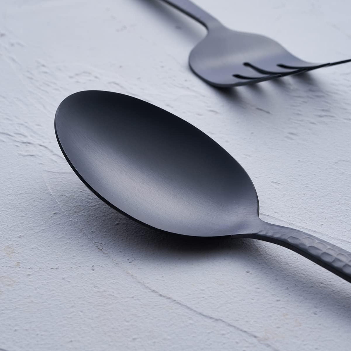 Matte Black Cake Pie Server Set