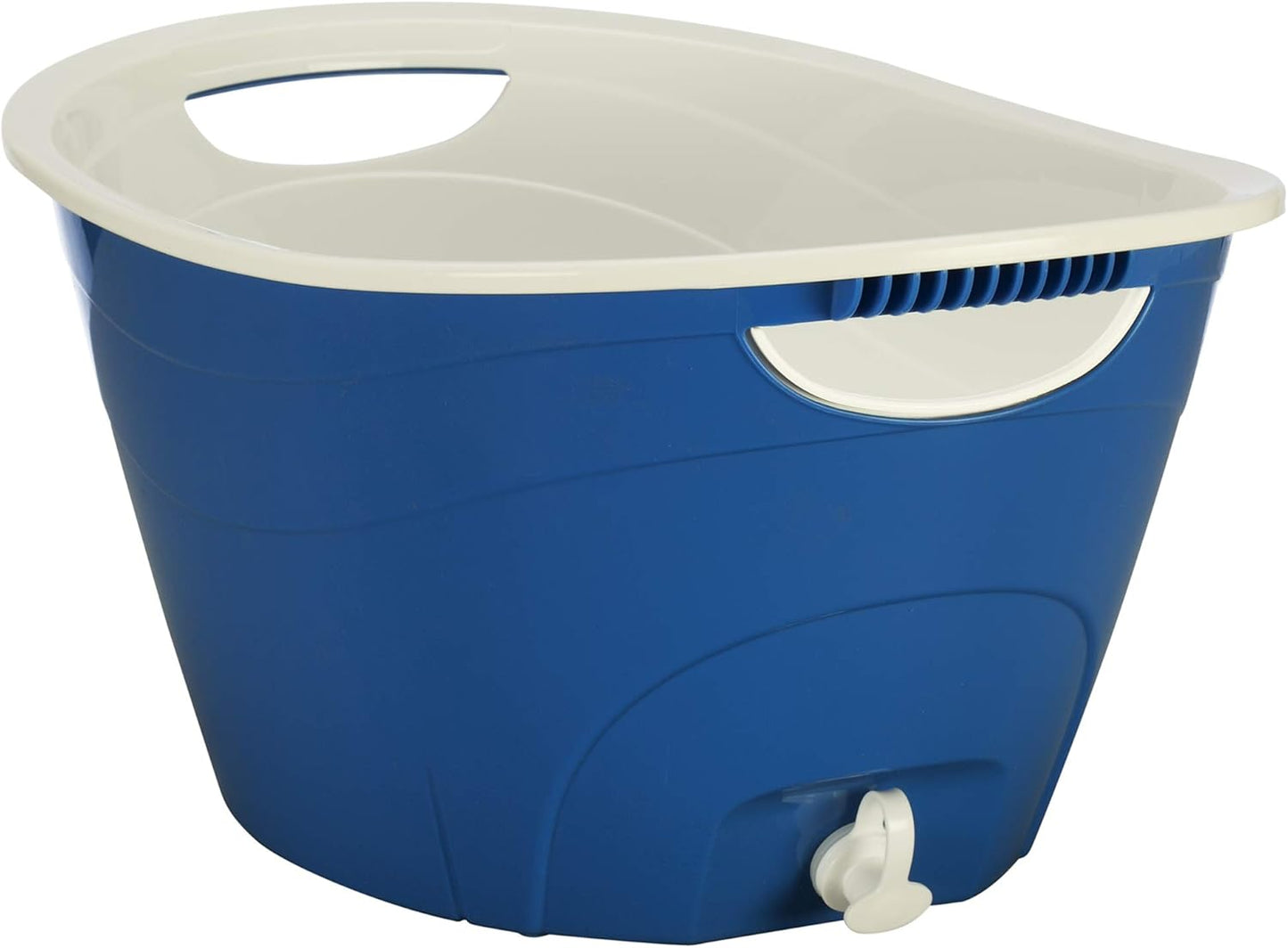 CreativeWare, Aqua Double Walled Party Tub With Drain Plug 4.375 Gl, Red