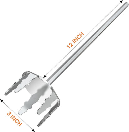 Onlyfire 4 Inch Stainless Steel Pork Puller, Upgraded Ultra-Sharp