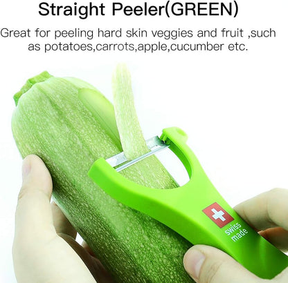 Original Swiss Made Peeler Vegetable&Fruits stainless steel blade Peeler for kitchen (ORANGE-vegetable grater)