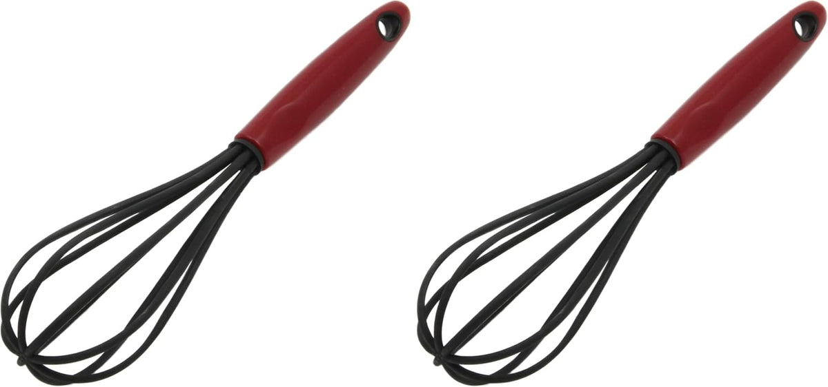 Chef Craft Select Nylon Sturdy Whisk, 10.5 inch, Red