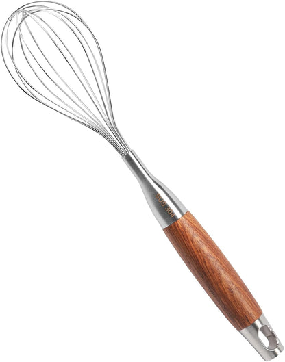 Stainless Steel Whisk Metal Whisk Balloon Wire Baking Whisks for Cooking Kitchen Whisking Beating Blending 12inch,Dishwasher Safe