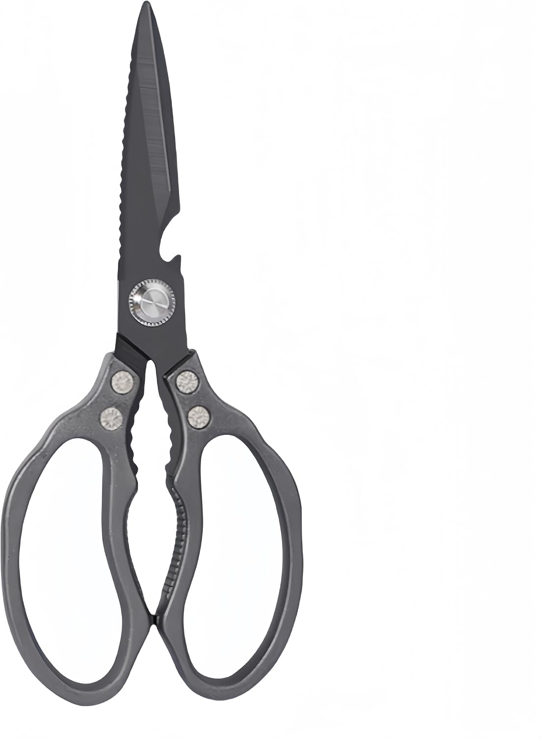 Heavy Duty Sharp Kitchen Scissors, Dishwasher Safe, Cooking Shears for Meat, Chicken, Fish, Poultry, Herb, Bread (Red)