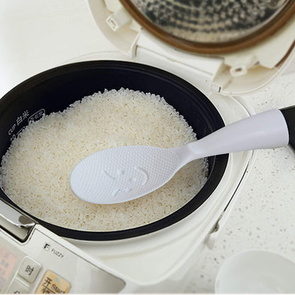 2 Pcs Rice Paddle，Non-Stick Rice Spoon, Stand-up Serving Rice Spatula