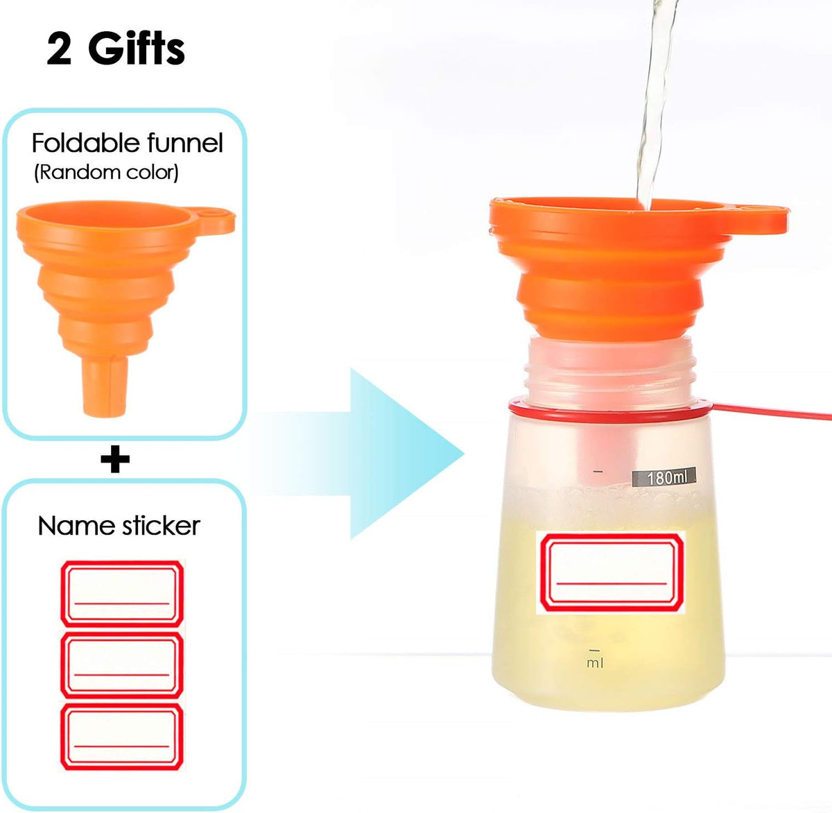 Condiment Squeeze Bottle for Sauces Wide Mouth, Plastic Squeeze Bottles for Condiments, Paint, Ketchup, Mustard, Oil, Resin, Baking, Cake Decorating, Cleaning, BPA Free-Food Grade (19 oz., 2, Count)