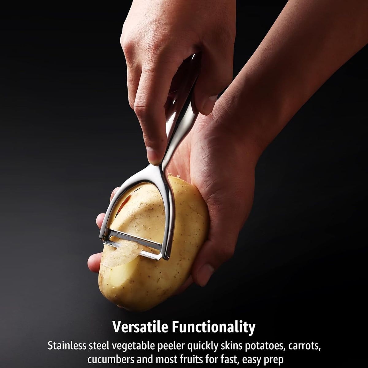 Y-Shaped Stainless Steel Vegetable Peeler for Potato Carrot Cucumber