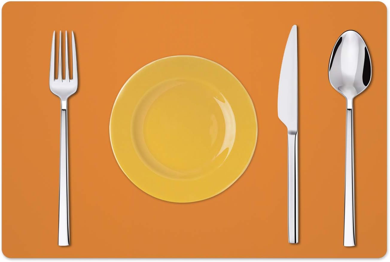 Silicone Placemats, Food-Grade Non-Slip Waterproof, Dining, Stain Resistant, Countertop Protector, Kitchen Counter Mat, Heat Resistant, Baking mat Dishwasher Safe (23.6"×15.7"-1pack, Black)