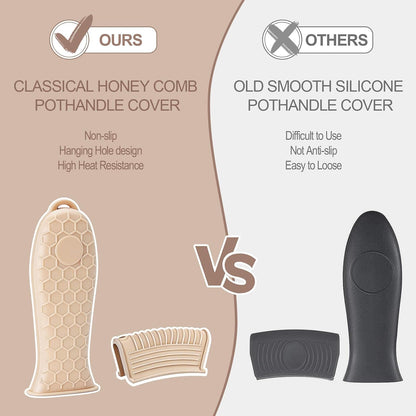 Joyhalo 6 Pack Cast Iron Skillet Handle Cover