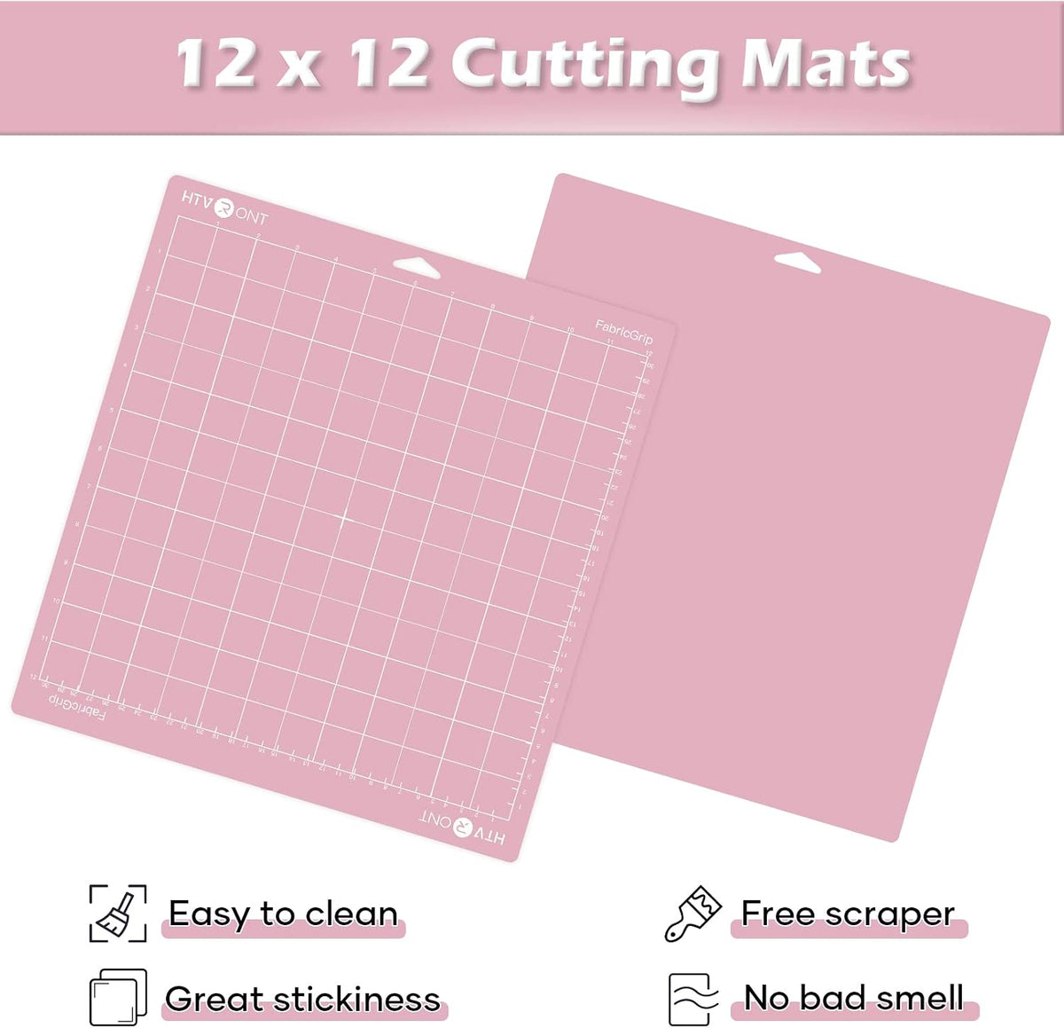 HTVRONT Cutting Mats 12x12, Compatible with Cricut Maker/Explore