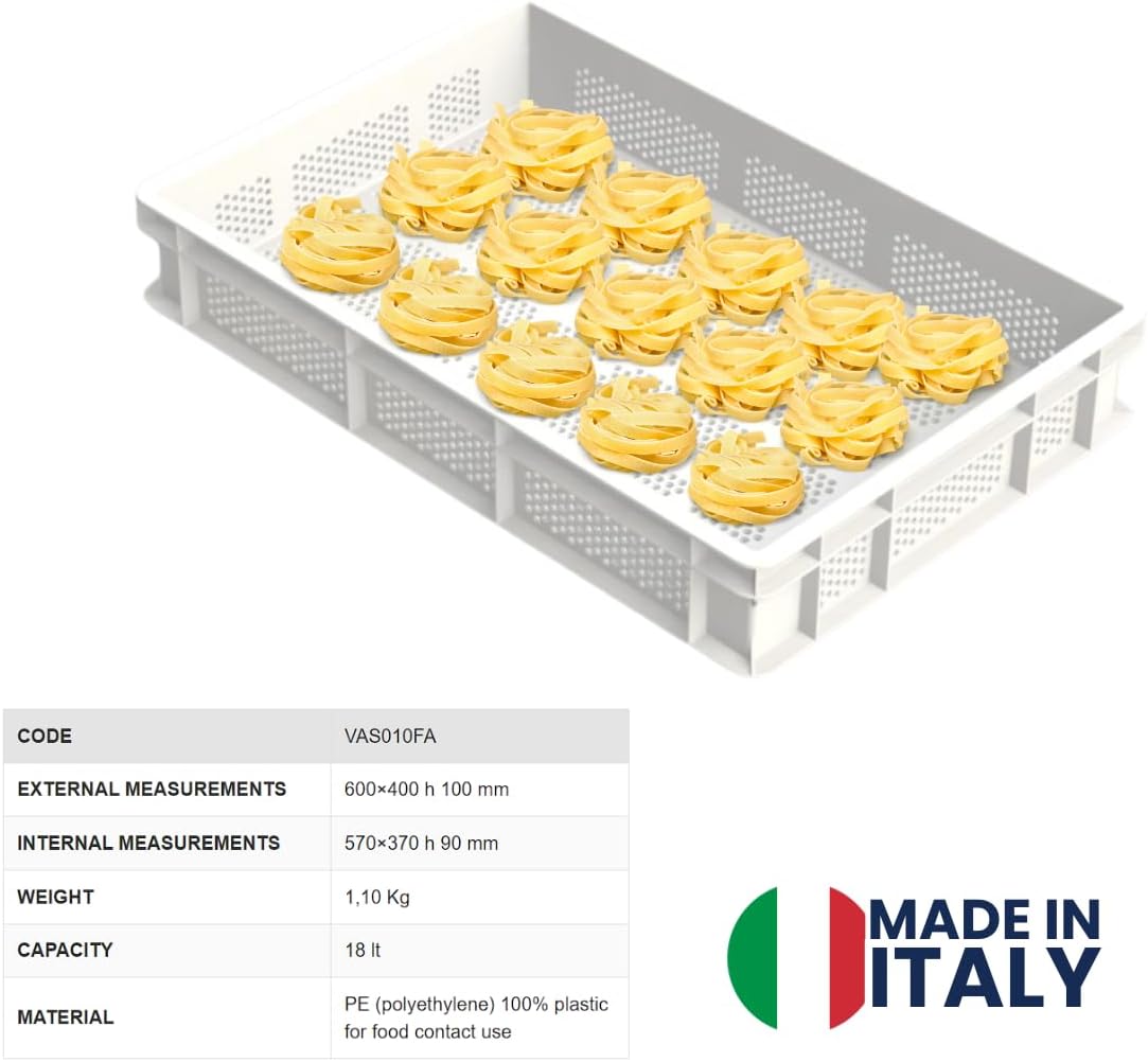 L'Oro Del Sud Perforated Drying Tray for Fresh Pasta, 5 Pack
