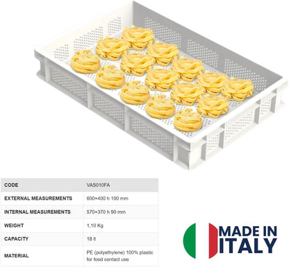 L'Oro Del Sud Perforated Drying Tray for Fresh Pasta, 5 Pack
