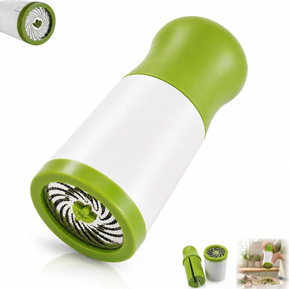 Manual Cilantro Chopper and Herb Grinder with Stainless Steel Blade