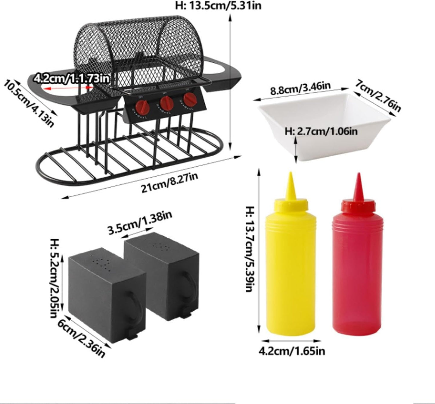 Fenteer Grill Shelf Essentials Kitchen Barbecue Seasoning Storage Rack Sturdy Rack Black Condiment Shelf Utensil Organizer