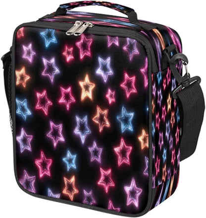 cfpolar Skull Skateboard Lunch Box for Boys Girls, Insulated Lunch Bags for Kids Reusable Mini Cooler Lunch Tote Lunchbox Thermal Meal Tote Kit with Shoulder Strap for Work School Picnic