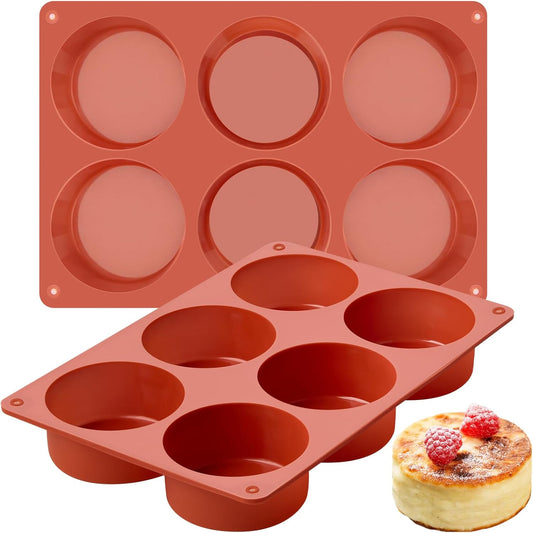 JOERSH 2-PK Air Fryer Egg Mold, 4 Cups Silicone Air Fryer Baking Pan Non-Stick for Egg Bites, Cupcake, Muffin, Tart, Frittata, Quiche