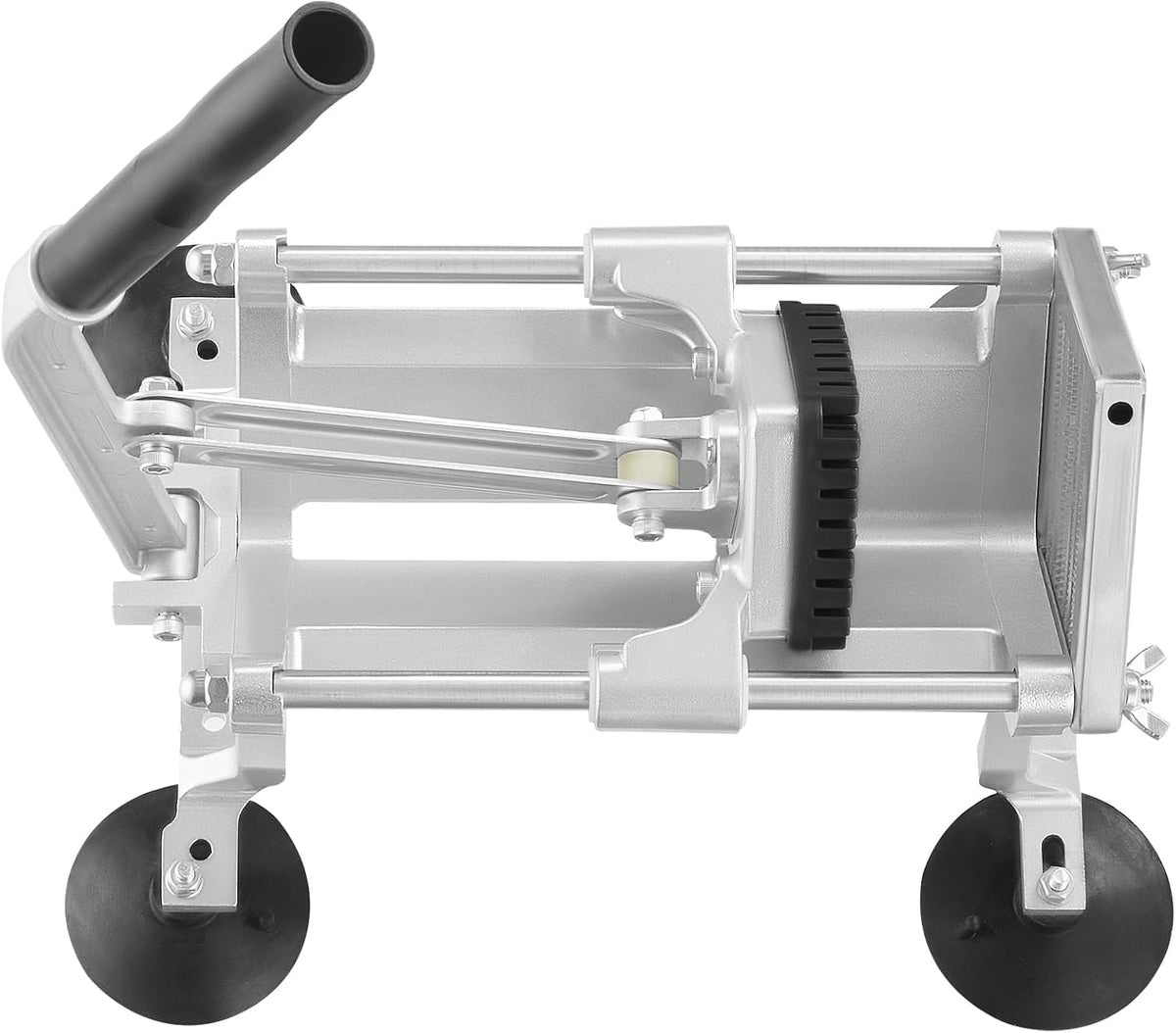 VEVOR Commercial Vegetable Slicer, 3/8" and 3/16" Tomato Slicer, Stainless Steel and Aluminum Alloy Vegetable Cutter Slicer, Manual Tomato Slicer with Non-slip Feet, for Tomatoes, Potatoes, Onions