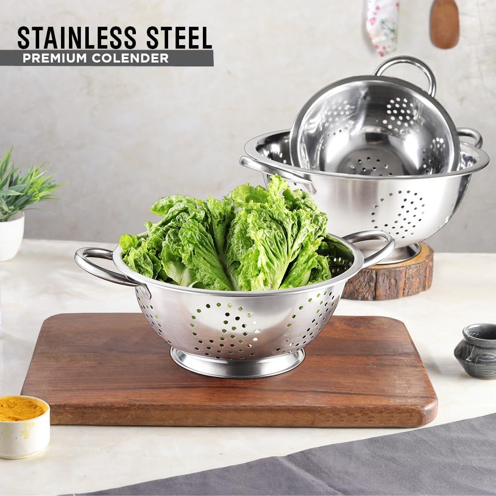 AVADOR Set of 6 Premium Stainless Steel Mixing Bowls Set, Easy To Clean, Space Saving Nestable Design, Great for Cooking, Baking, Prepping (0.75qt, 1.5qt, 3qt, 4qt, 5qt, 8qt)