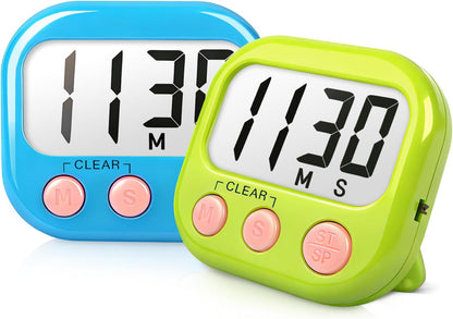 Digital Timer for Kids Classroom Timers for Teachers Blue Green