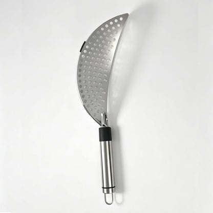 Steel Pan Strainer, Ground Beef Grease Drainer Kitchen Tool