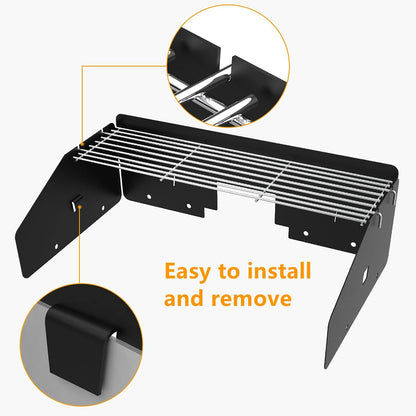 28 Inch Griddle Wind Guard/Screen and Warming Rack for Blackstone, Accessories Kit (For 28")