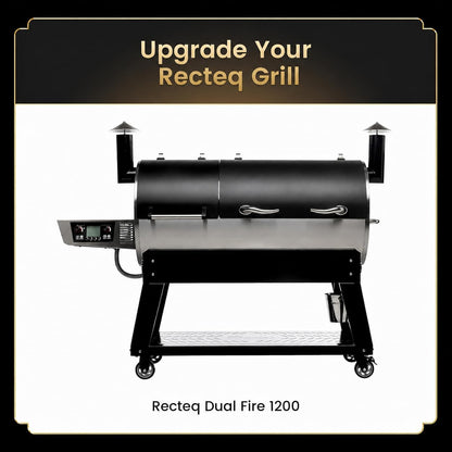 QuliMetal Folding Front Shelf for Traeger Pro 34, Texas Elite 34, Century 885 and Eastwood 34, 37" x 12" Heavy-Duty Grill Prep Table with Cutting Board, Stainless Steel Basin, Lid and 5 Hooks