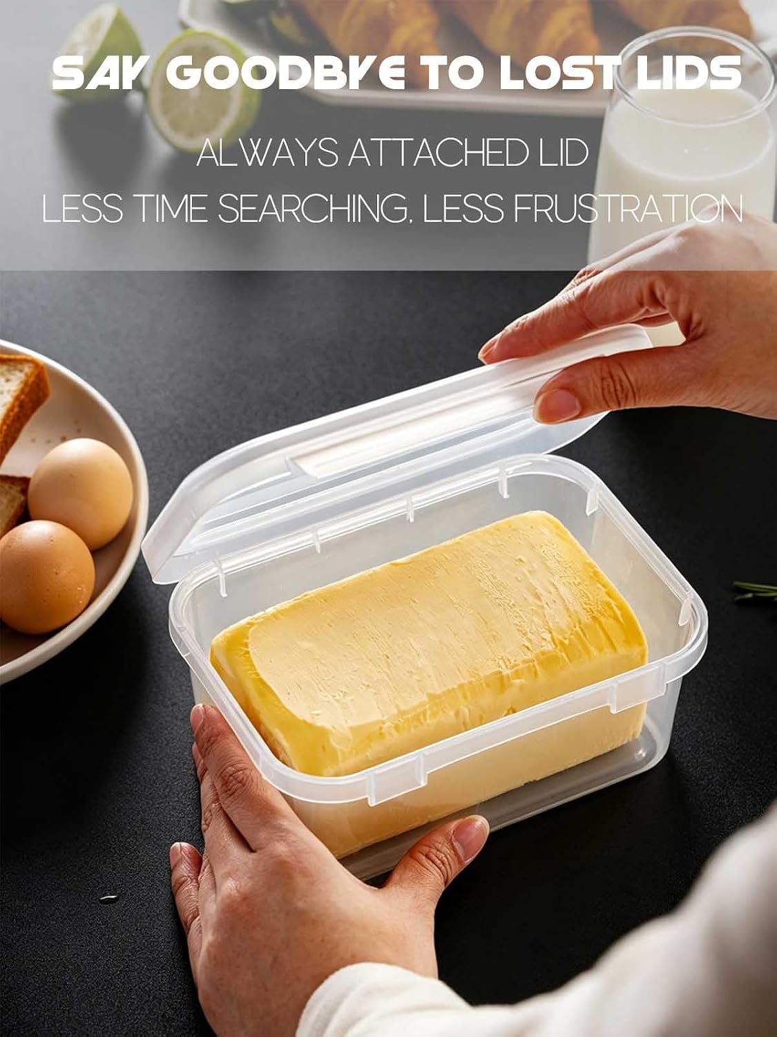 LivLab Mker 20 PCS Food Storage Containers with Lids - Reusable Meal Prep Containers Bpa-Free Freezer Lunch Boxes for Leftovers, Snack, Fruits, Salad - 10Sets | 20 fl oz | 2.5 Cups