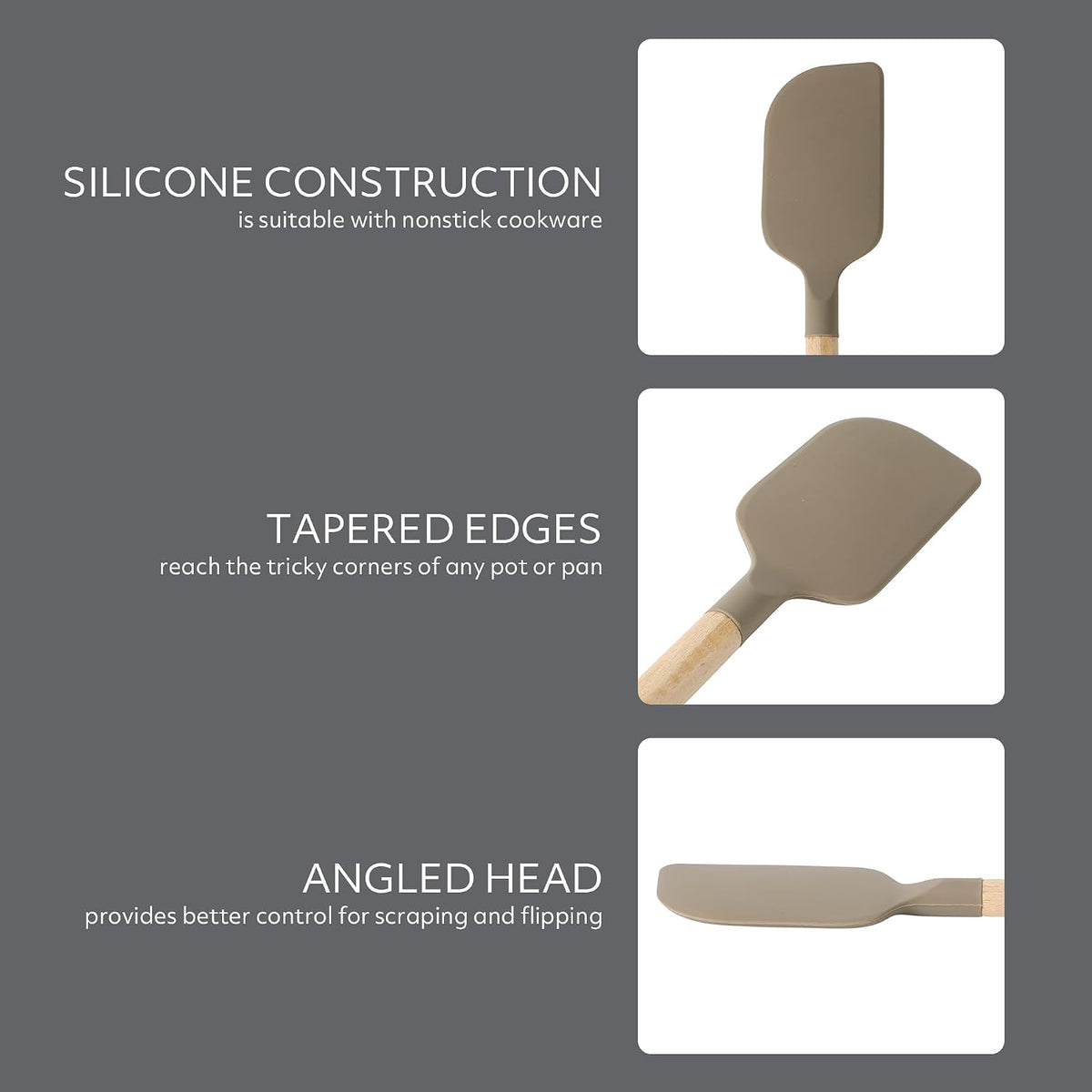 Sur La Table Kitchen Essential Mealcraft Silicone Spatula - Juniper Green