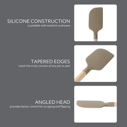 Sur La Table Kitchen Essential Mealcraft Silicone Spatula - Juniper Green