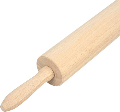 Restaurantware 12 in Wood Beech Asian Dowel Rolling Pin