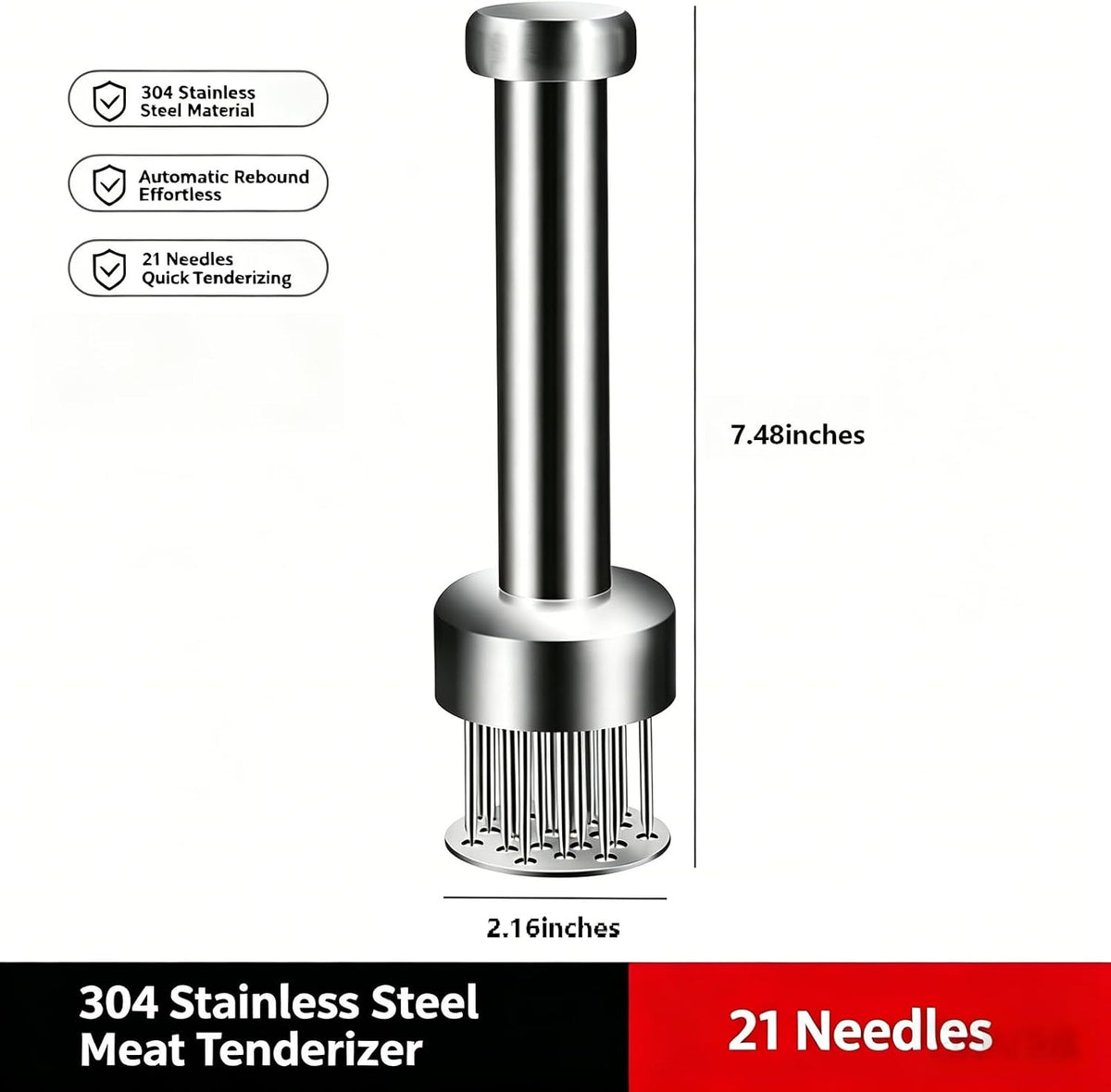 Stainless Steel Meat Tenderizer Tool