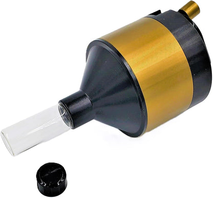 Coarse to Fine Spice Mill, Black and Gold Color