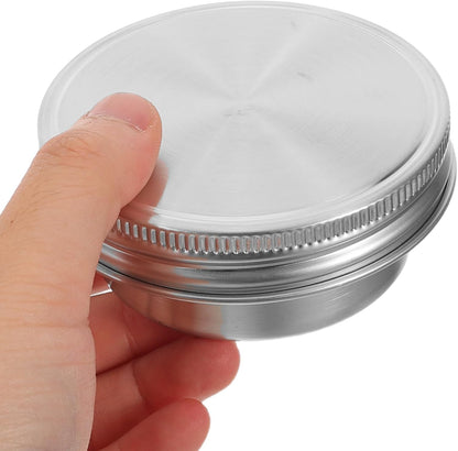 Kichvoe 2 Sets Mason Jar Stainless Steel Divider - 86ml Meal Prep Jar Insert Dressing Cup For Veggies Salads Dips And Snacks Food Separator