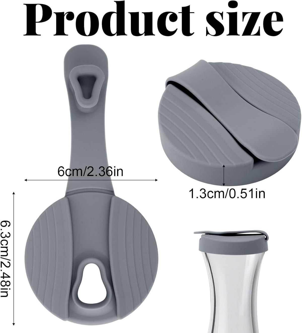 2pcs Salad Cruet Top Replacement Lids for Good Seasons