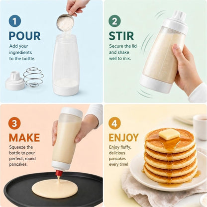 Pancake Batter Dispenser - 1000ml Pancake Batter Dispenser Bottle