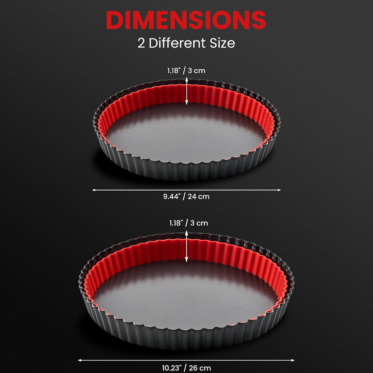 Pie Weights for Blind Baking 9" Tart Pan,Silicone Pie Weight for Baking Crust,Reusable Pies Crust Weights – for Pies/Tart/Quich– Food-Safe,Dishwasher Safe – Designed Exclusively for 9 in. Tart Pan