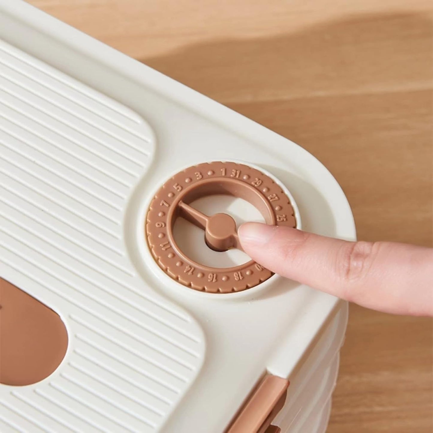 MANHONGYU 4-layer Food Storage Containers,Plastic Cookie Containers,Stackable Cookie Carrier, Dumpling Storage Box