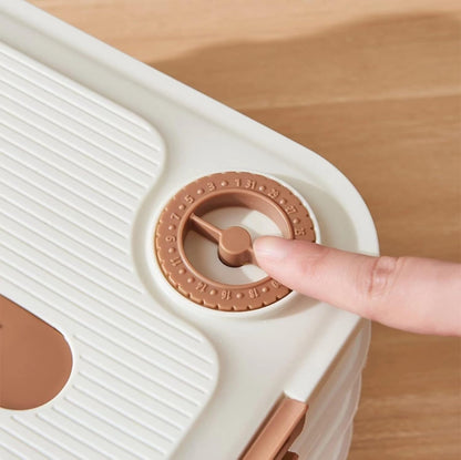 MANHONGYU 4-layer Food Storage Containers,Plastic Cookie Containers,Stackable Cookie Carrier, Dumpling Storage Box