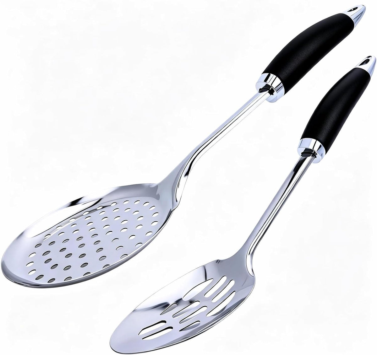 Eryzca Slotted Spoons for Straining, Stainless Steel Spider Strainer