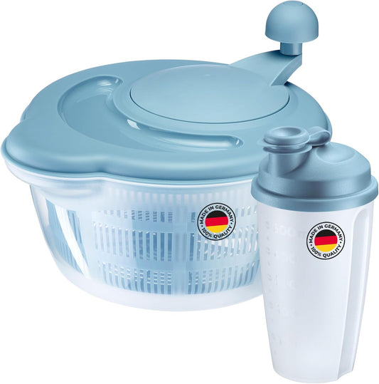 Westmark Germany Vegetable and Salad Spinner with Pouring Spout (Red/Clear)
