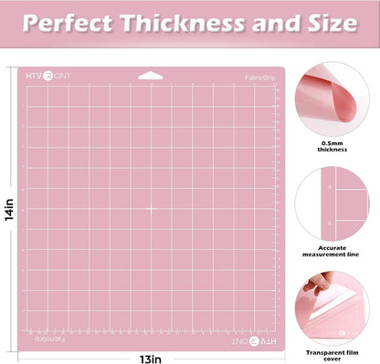 HTVRONT Cutting Mats 12x12, Compatible with Cricut Maker/Explore