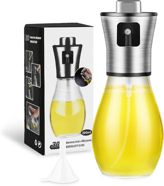 Glass Olive Oil Sprayer for Air Fryer & Grill – 1g Precise Oil Control