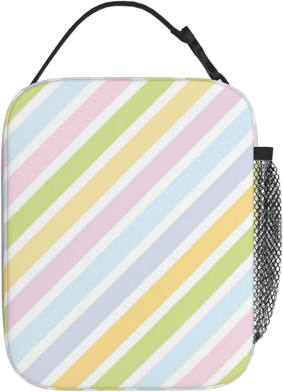 70s Retro Mushroom Floral Insulated Lunch Bag Reusable Cooler Lunch Box Portable Leakproof Thermal Container Tote Bags for Girls Boys School Travel
