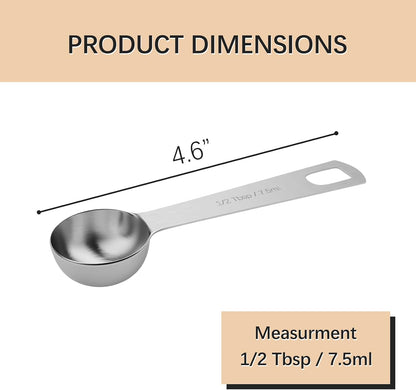 1tsp(1/3tbsp, 5ml) Measuring Spoon, Stainless Steel Teaspoon