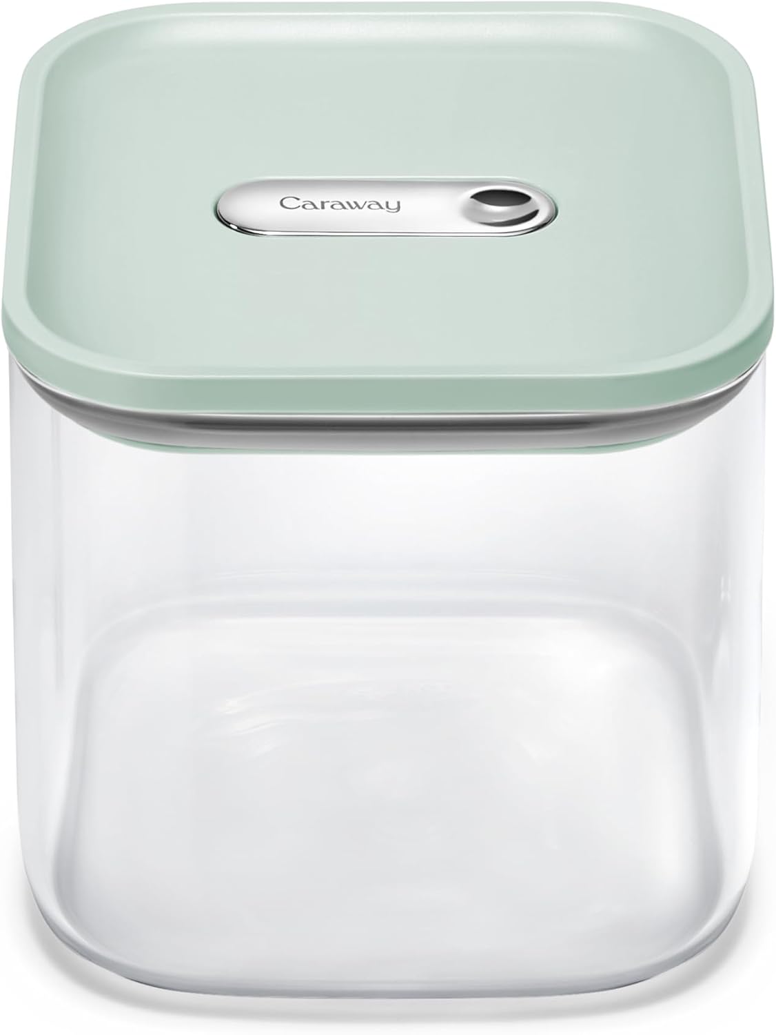 Caraway 4qt Glass Airtight Food Storage Container with Lid – Non-Toxic, BPA-Free Kitchen Storage Container – Stackable, Space-Saving Airtight Container for Dry Goods and More - Mist