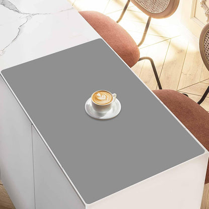 78.7"x23.6" Large Silicone Mat for Kitchen Counter, Heat Resistant Non-Slip Countertop Protector, Waterproof Silicone Craft Mat for Kitchen Island, Semitransparent