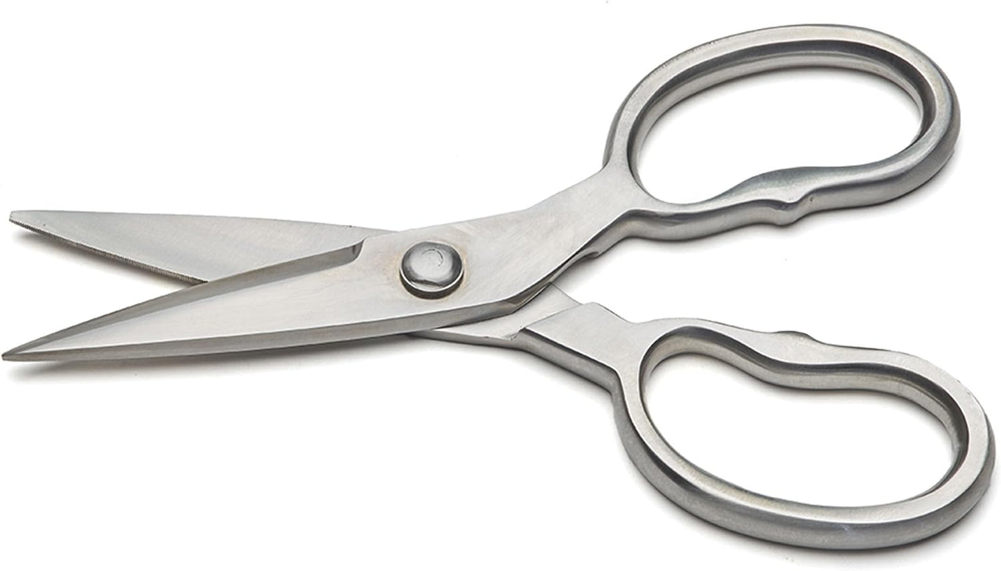 Heavy Duty Kitchen Scissors - Multipurpose Forged Stainless Steel Scissors for Meat, Chicken, Fish, and Herbs - 8.25 Inch Kitchen Shears that Come Apart for Easy Cleaning by Kings County Tools